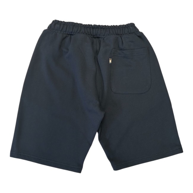 Badge Sweat Short Navy-11