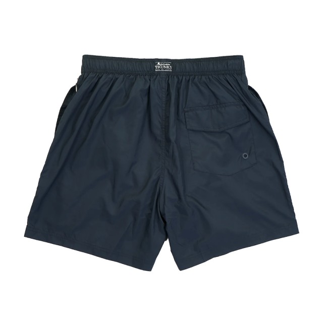 Club Check Piping Beach Shorts Navy-11