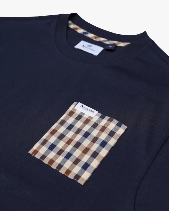 Iconic Pocket T Shirt Navy-11