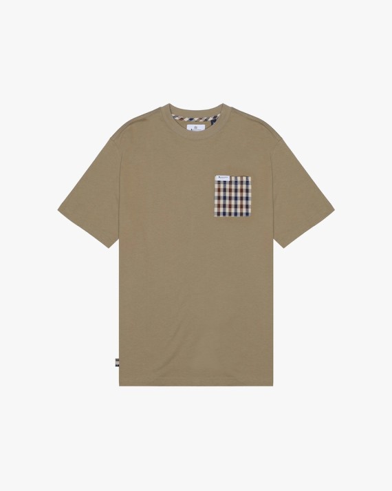 Iconic Pocket T Shirt Khaki-38