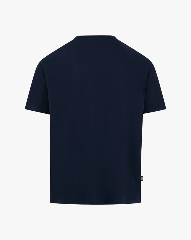 Raglan Pocket T Shirt Navy-11