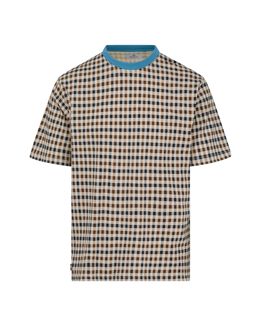Aquascutum Club Check T Shirt