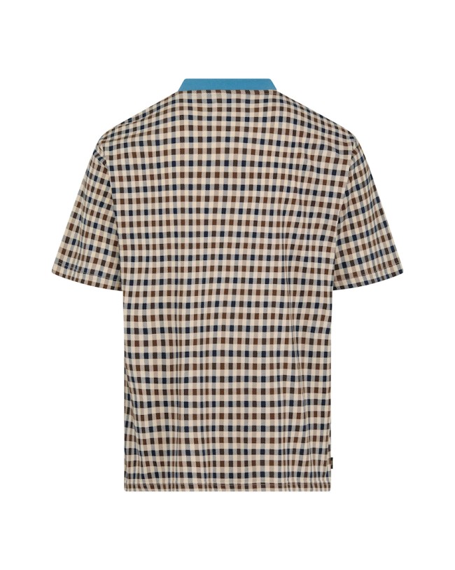 Club Check T Shirt Avio-18
