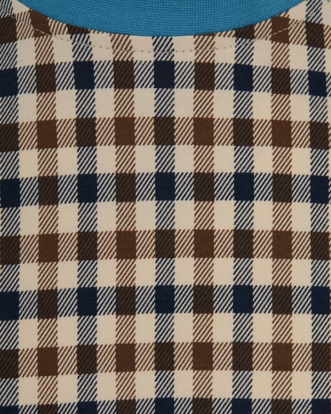 Club Check T Shirt Avio-18