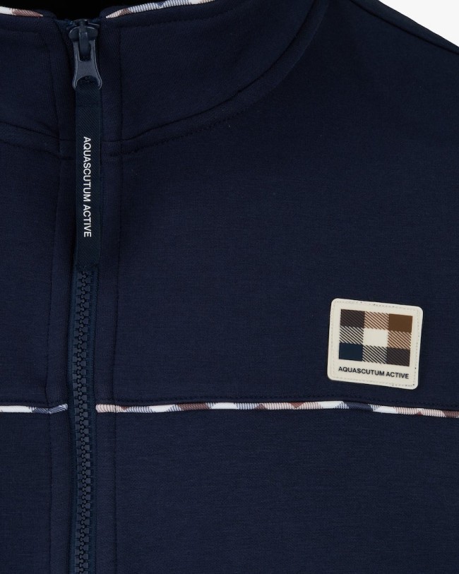 Piping Scuba Track Top Navy-11