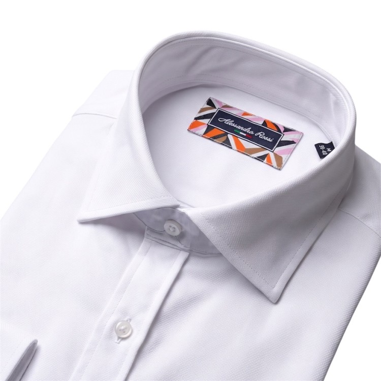 Double Cuff Shirt White