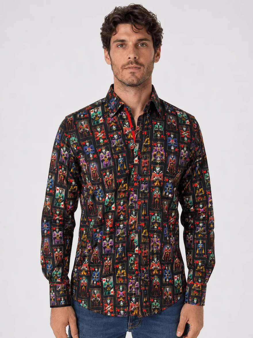 Claudio Lugli The Villains Deck Print Shirt