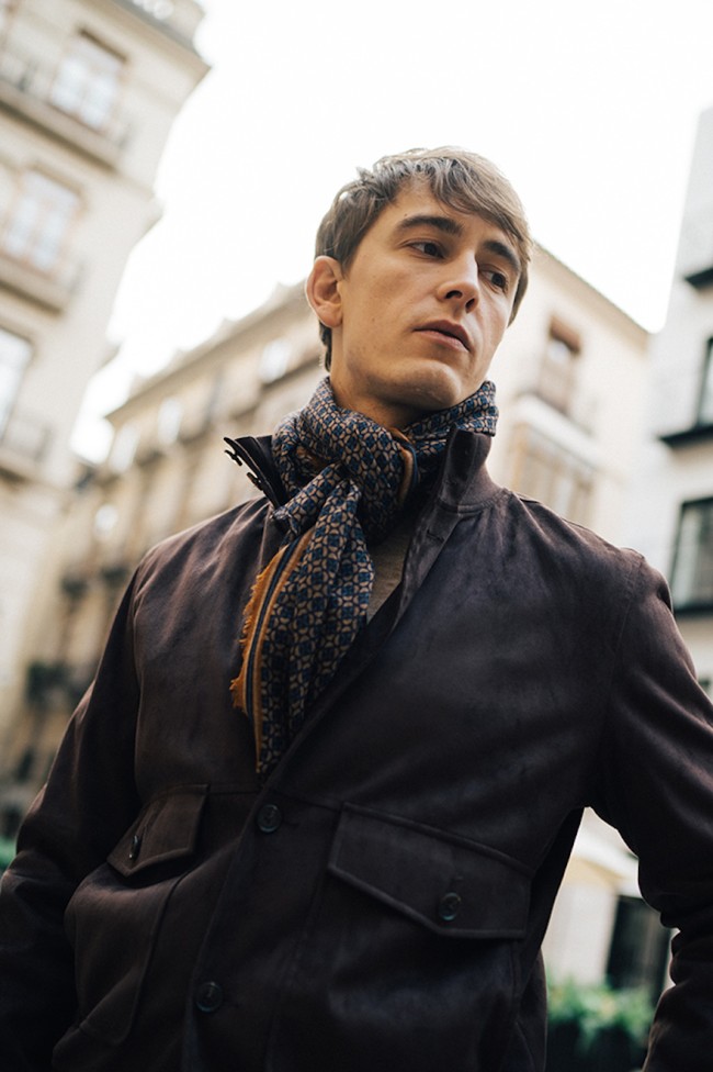 Caza Faux Suede Jacket Brown-40