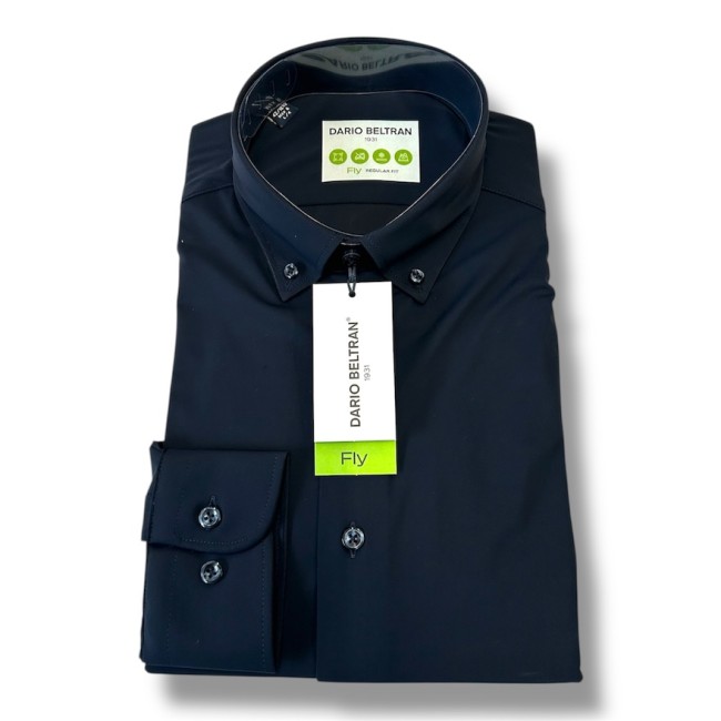 Navy Amule Fly Stretch Shirt