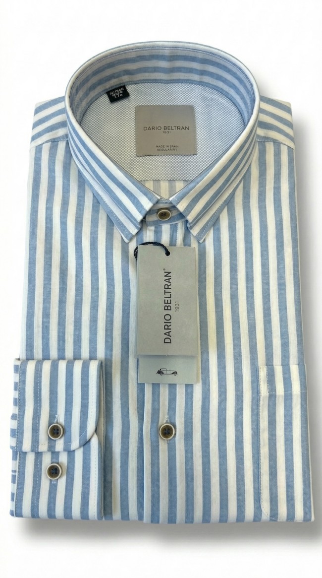 Blue Pintar Striped Shirt