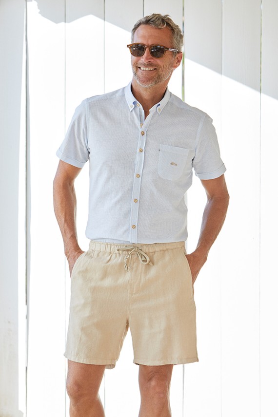 P948 Cotton/Linen Short Stone