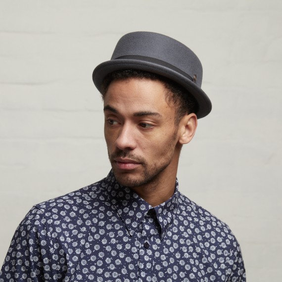 Jack Wool Felt Hat Grey