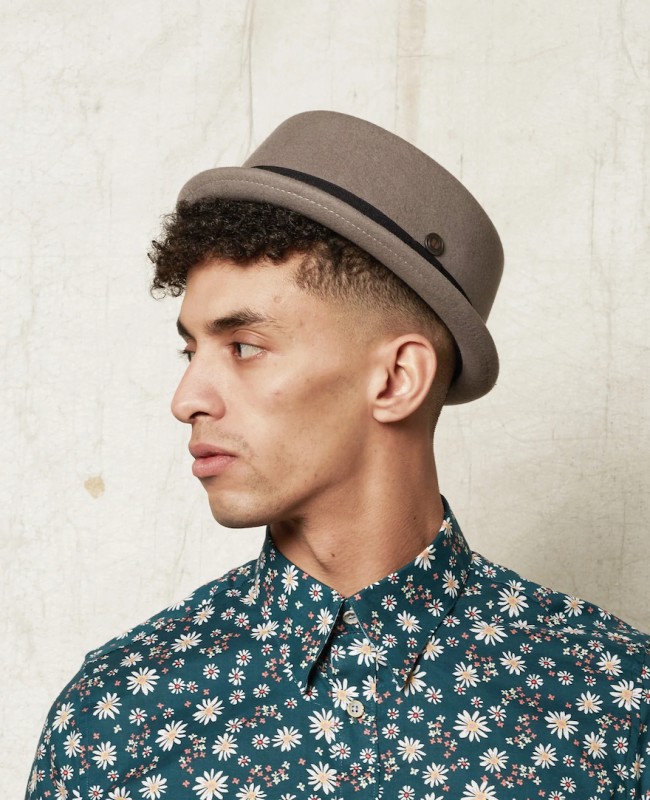 Jack Wool Felt Hat Smoke