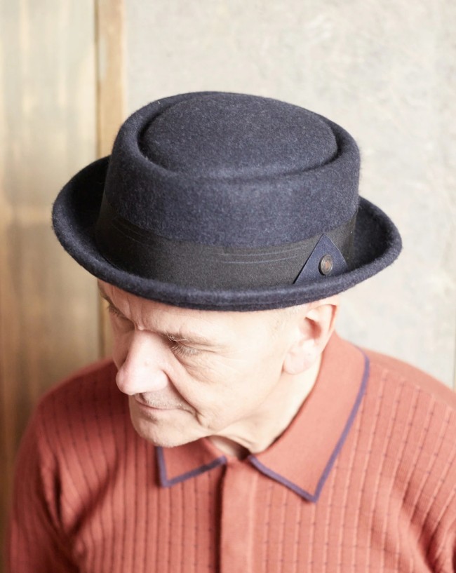 Quintin Wool Felt Hat Ink