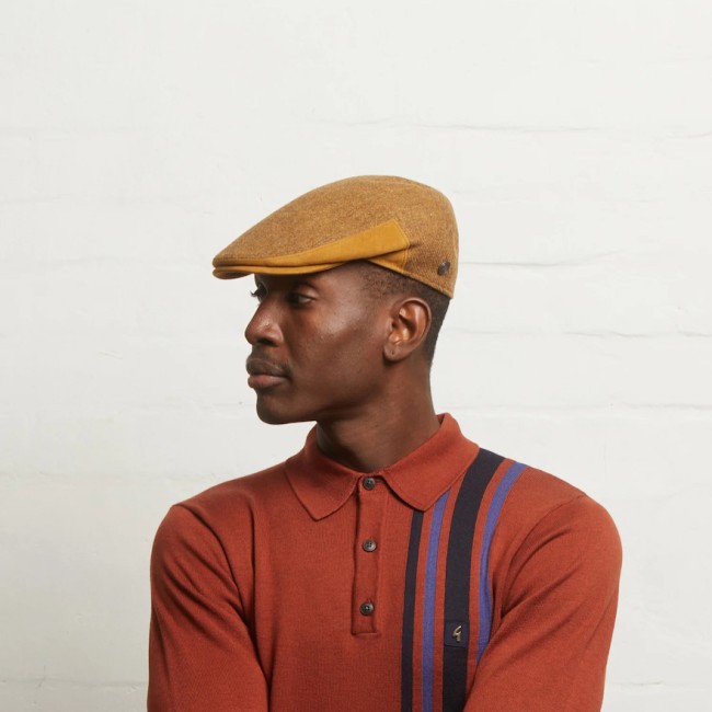 Troy Italian Tweed Cap Hay