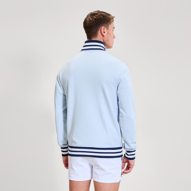 Milan Track Jacket LightBlue/Navy-427