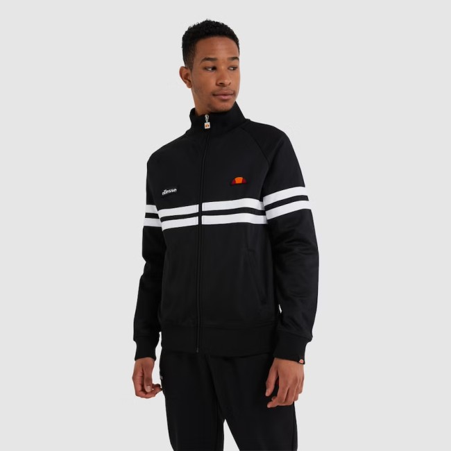 Rimini Track Jacket Black/White-038