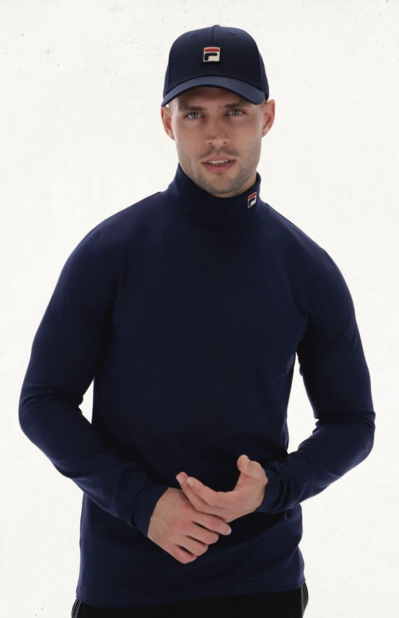 19th Jersey Roll Neck FilaNavy-410