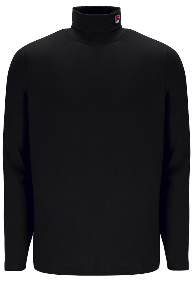 19th Jersey Roll Neck Black-001