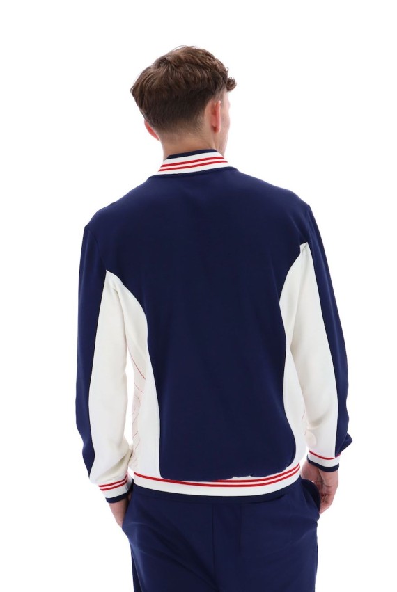 Settanta Baseball Track Jacket FilaNavy/Gardenia/FilaRed-411