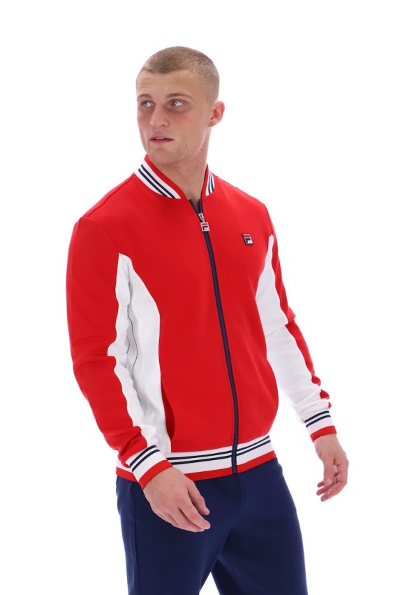 Settanta Baseball Track Jacket FilaRed/White/FilaNavy-623