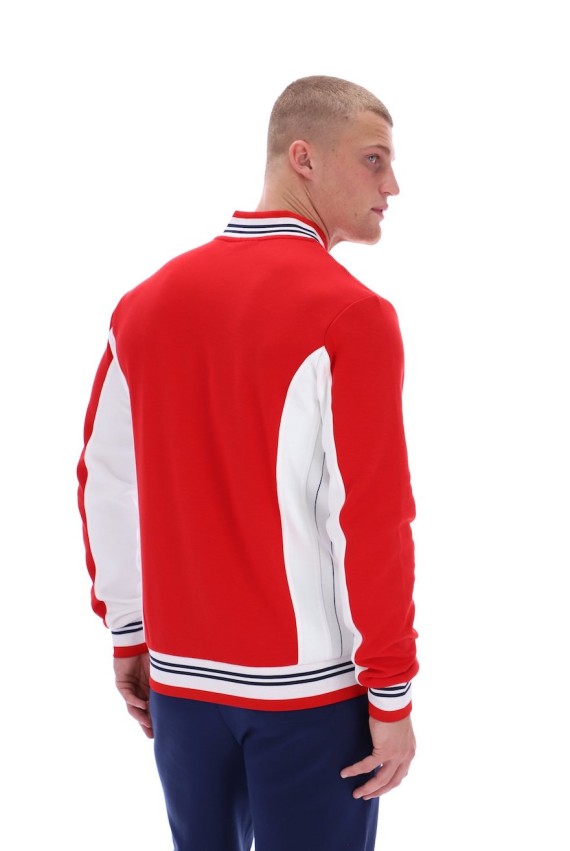 Settanta Baseball Track Jacket FilaRed/White/FilaNavy-623