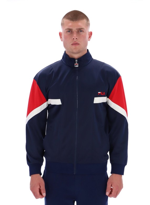Albarn Archive Inspired Track Jacket FilaNavy/FilaRed/Gardenia-410