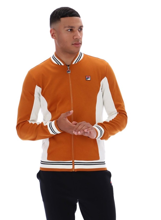 Settanta Baseball Track Jacket PumpkinSpice/Gardenia/Black-232
