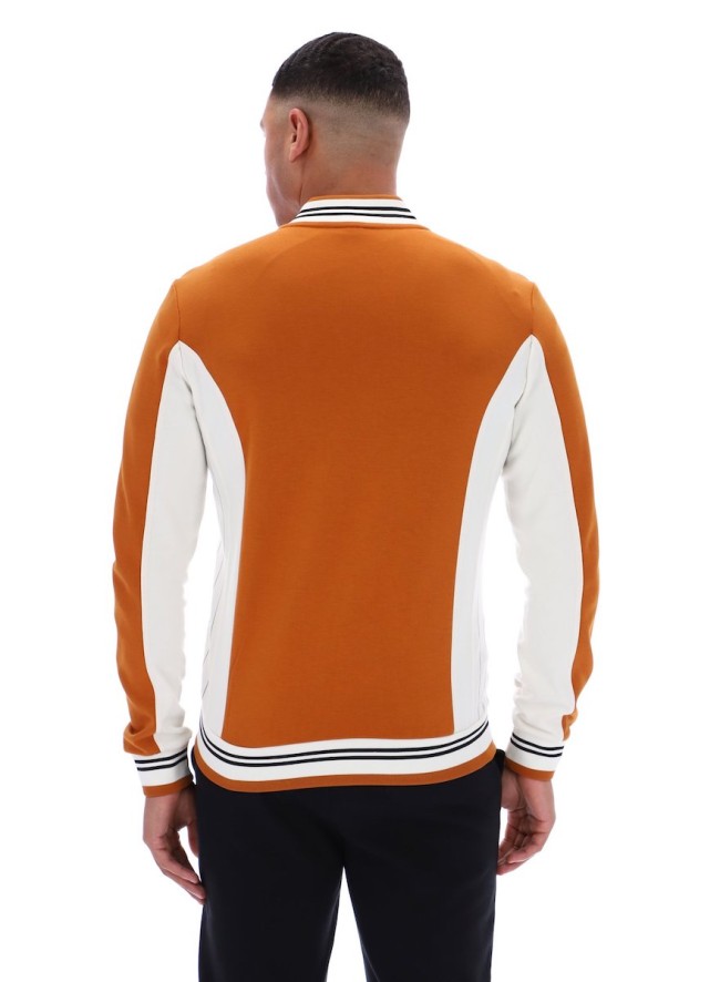 Settanta Baseball Track Jacket PumpkinSpice/Gardenia/Black-232