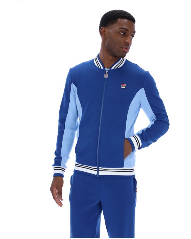 Settanta Baseball Track Jacket Limoges/FrozenFjord/Black/White-146