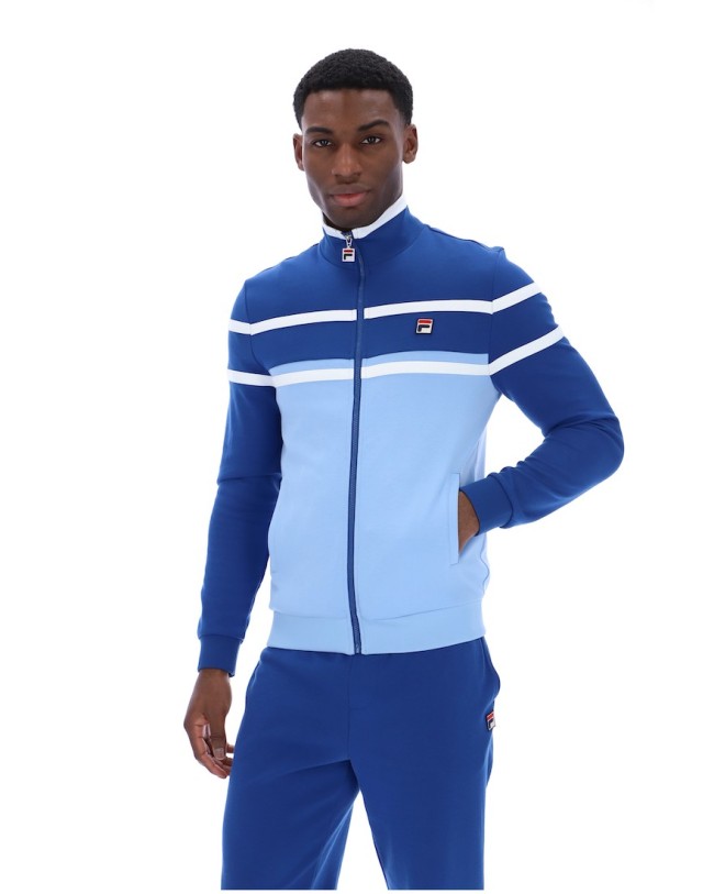 Giovanni Contrast Panel Track Jacket FrozenFjord/Limoges/White-405