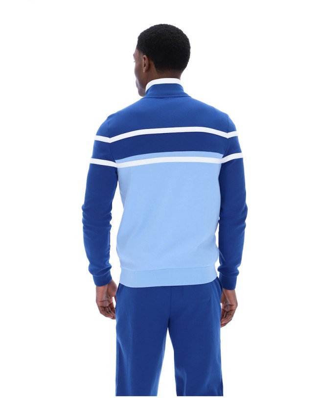 Giovanni Contrast Panel Track Jacket FrozenFjord/Limoges/White-405