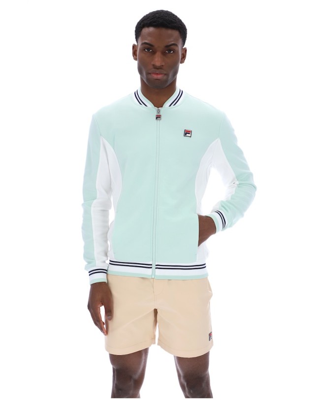 Settanta Baseball Track Jacket SurfSpray/White/FilaNavy-359