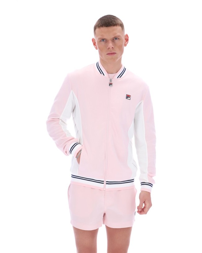 Settanta Baseball Track Jacket PaleLilac/White/FilaNavy-581