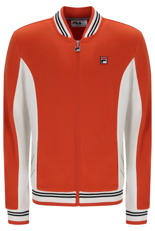 Settanta Baseball Track Jacket BurntOchre/Gardenia/Black-772