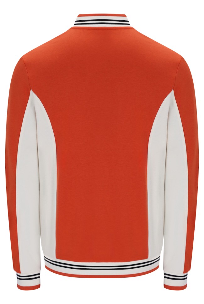 Settanta Baseball Track Jacket BurntOchre/Gardenia/Black-772