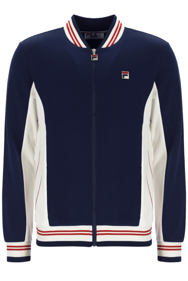 FilaNavy/Gardenia/FilaRed-411 Settanta Baseball Track Jacket