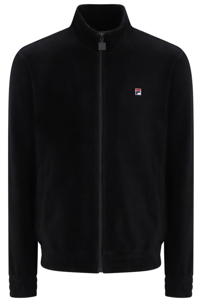Black Walter Corduroy Track Jacket