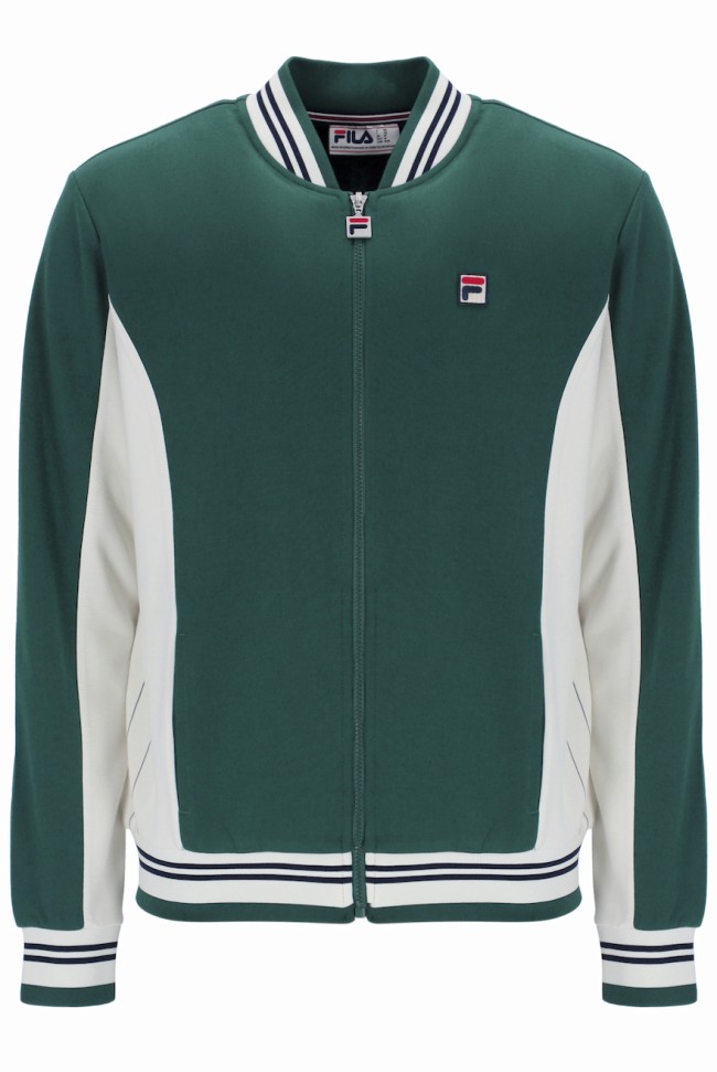 Settanta Baseball Track Jacket PineNeedle/Gardenia/Black-266