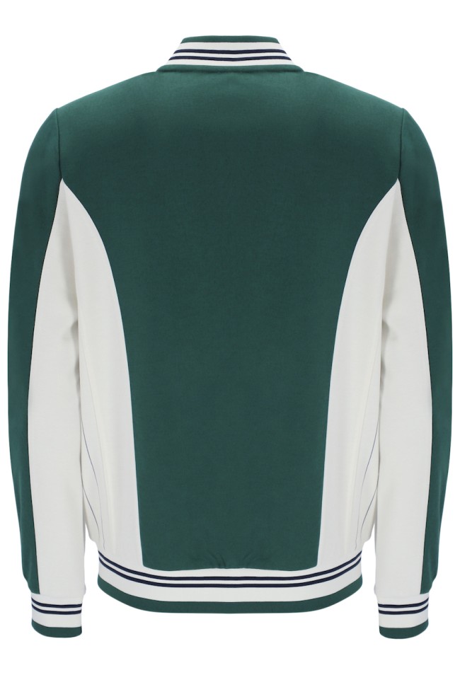 Settanta Baseball Track Jacket PineNeedle/Gardenia/Black-266