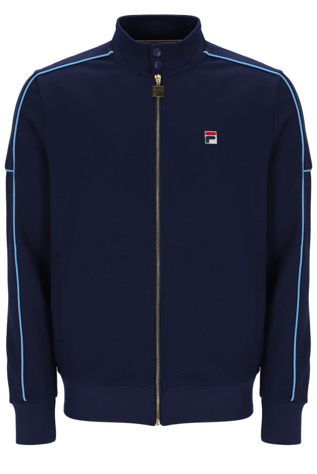 Eldon Piping Track Top FilaNavy/AzureBlue-410