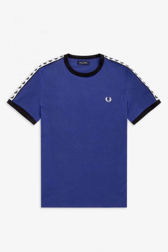 Fred Perry M6347 Taped Ringer T Shirt T-Shirts, from ApacheOnline