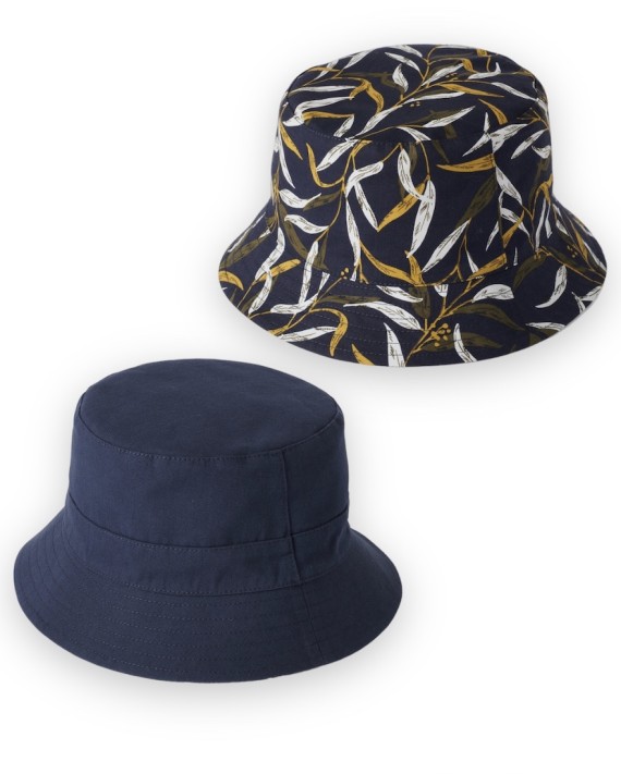Reversible Bucket Hat Navy