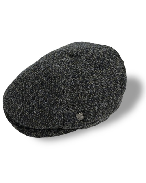 Hudson Harris Tweed Newsboy Cap Green-40