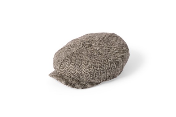 Rothbury 8 Panel Bakerboy Hat Light/Brown