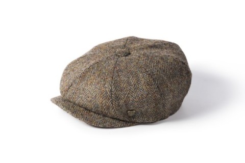 Carloway Harris Tweed Bakerboy Hat
