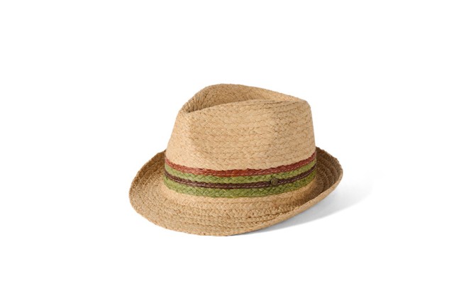 Natural Algarve Summer Straw Trilby Hat