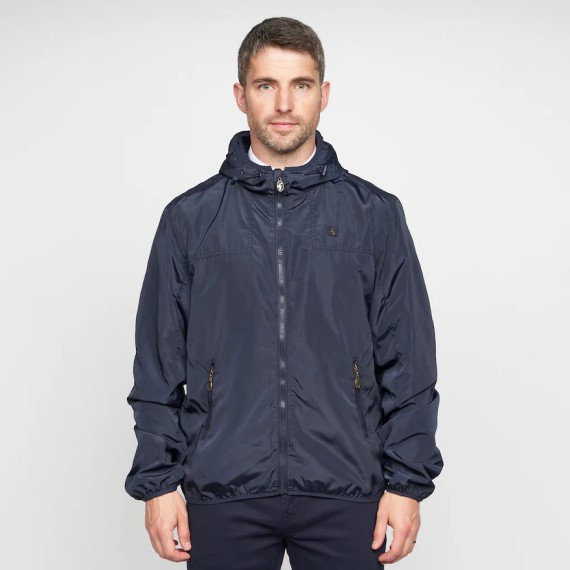 V48GJ14 Festival Hooded Jacket Navy