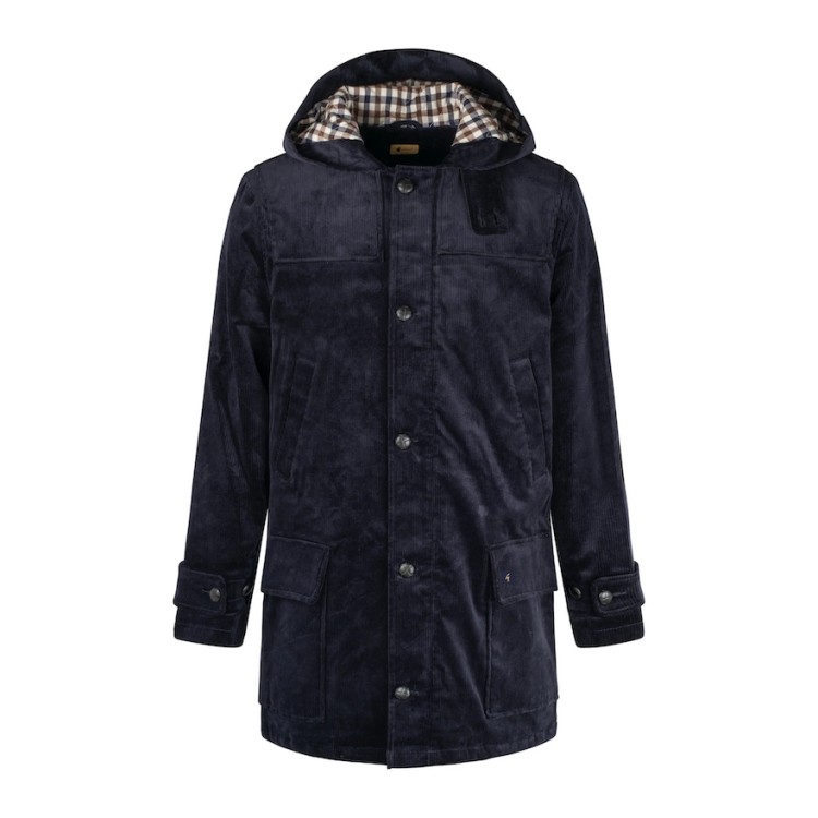 V55GJ14 Chuck Corduroy Parka Coat Navy