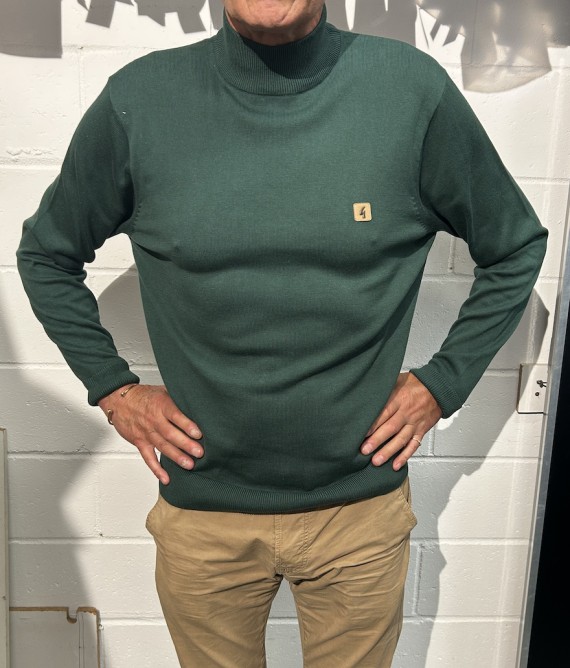 V55GK10 Duke Turtle Neck Jumper Ivy